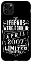 iPhone 11 Pro Max 誕生日 April 2007 年限定ギフト中古グランジヴィンテージ Limited Edition Legend スマホケー...