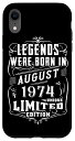 iPhone XR 誕生日 August 1974 年限定ギフト中古グランジヴィンテージ Limited Edition Legend スマホケース
