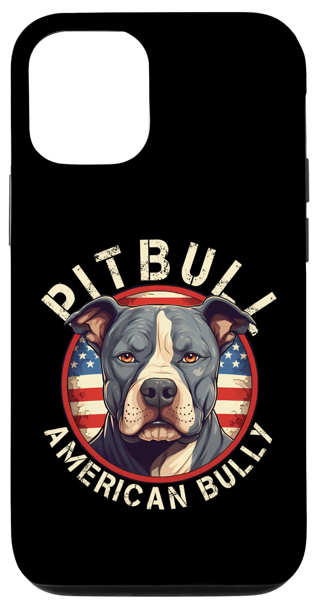 iPhone 14 Pro アメリカン ピット ブル テリア USA Bully 犬 ピットブル オーナー スマホケース