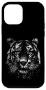 iPhone 12 mini Vintage Tiger Face - Wild Cat Lover - Tiger Head スマホケース