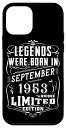 iPhone 12 mini 誕生日 September 1953 年限定ギフト中古グランジヴィンテージ Limited Edition Legend スマホケ...