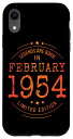 iPhone XR 誕生日 February 1954 年限定ギフト中古グランジヴィンテージ Limited 9月 Edition スマホケース