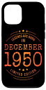 iPhone 12/12 Pro 誕生日 December 1950 年限定ギフト中古グランジヴィンテージ Limited 9月 Edition スマホケース