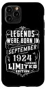 iPhone 11 Pro 誕生日 September 1924 年限定ギフト中古グランジヴィンテージ Limited Edition Legend スマホケー...