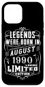 iPhone 12 mini 誕生日 August 1990 年限定ギフト中古グランジヴィンテージ Limited Edition Legend スマホケース