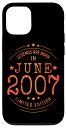 iPhone 12/12 Pro 誕生日 June 2007 年限定ギフト中古グランジヴィンテージ Limited Edition Legend スマホケース