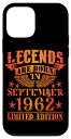 iPhone 12 mini 誕生日 September 1962 年限定ギフト中古グランジヴィンテージ Limited 9月 Edition スマホケース