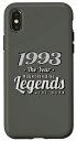iPhone X/XS MTB 自転車 マウンテンバイク ビンテージ 1993 年生まれの誕生日自転車 スマホケース