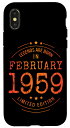 iPhone X/XS 誕生日 February 1959 年限定ギフト中古グランジヴィンテージ Limited 9月 Edition スマホケース