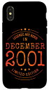 iPhone X/XS 誕生日 December 2001 年限定ギフト中古グランジヴィンテージ Limited 9月 Edition スマホケース