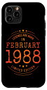 iPhone 11 Pro 誕生日 February 1988 年限定ギフト中古グランジヴィンテージ Limited 9月 Edition スマホケース