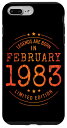 iPhone 7 Plus/8 Plus 誕生日 February 1983 年限定ギフト中古グランジヴィンテージ Limited 9月 Edition スマホ...