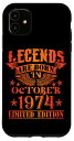 iPhone 11 誕生日 October 1974 年限定ギフト中古グランジヴィンテージ Limited 9月 Edition スマホケース