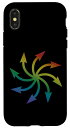 iPhone X/XS カオススター、エイトのシンボル、アローズマルチバースマジックソーサリー スマホケース(2)