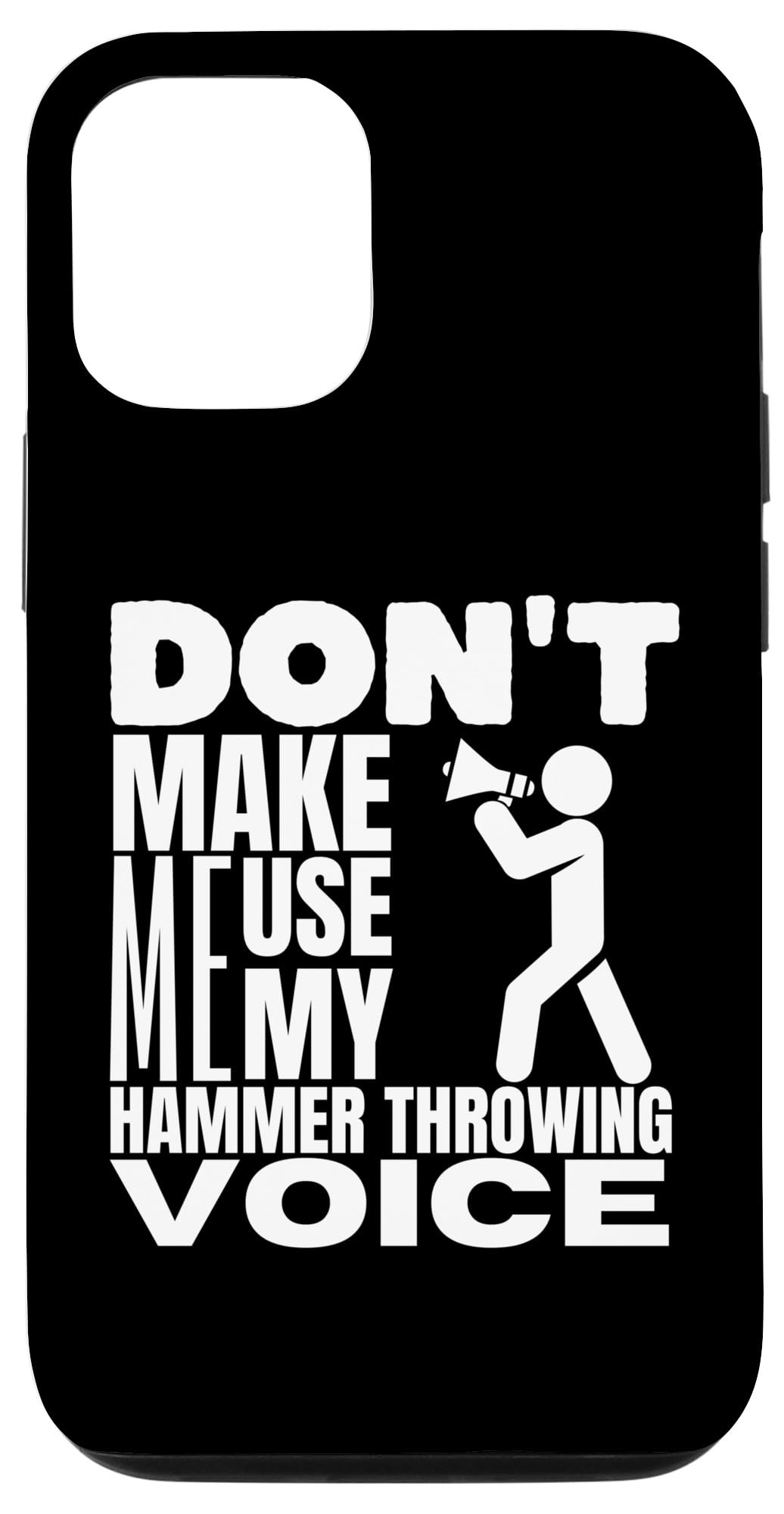 iPhone 14 私のハンマー投げ声ハンマー投げを使わせないで スマホケース