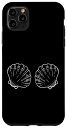 iPhone 11 Pro Max 貝殻ブラ BH シェルシェルバッグ 貝殻集合 スマホケース