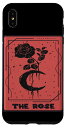 iPhone XS Max The Rose Tarot Card Moon Mystical Cards Funny Ocult スマホケース