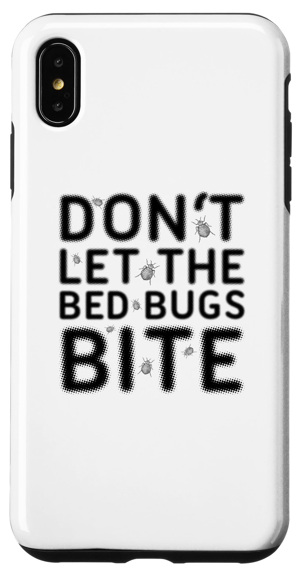 iPhone XS Max Don't Let The Bed Bugs Bite Scary ファニーハロウィンコスチューム スマホケース