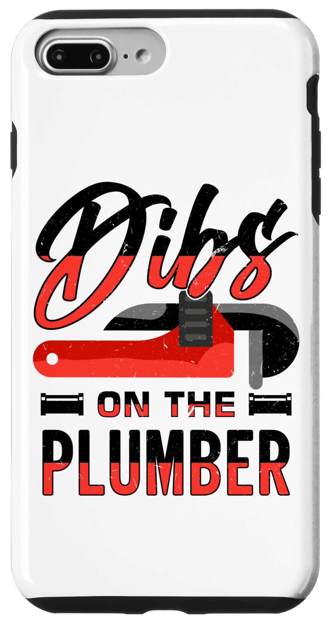 iPhone 7 Plus/8 Plus 配管排水外科医の職業パイプフィッティング配管工 スマホケース