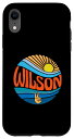 iPhone XR Wilson シャツ ヴィンテージ サンセット ウィルソン グルービー タイダイ スマホケース