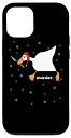 iPhone 12/12 Pro 面白いガチョウ殺人醜いクリスマス スマホケース