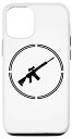 iPhone 12/12 Pro Rifles クロスヘア プロガン 銃器 リバタリアン リバティ アンキャップ スマホケース