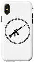 iPhone X/XS Rifles クロスヘア プロガン 銃器 リバタリアン リバティ アンキャップ スマホケース