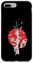 iPhone 7 Plus/8 Plus 日本の桜 侍の刀 アニメ 桜の花 スマホケース