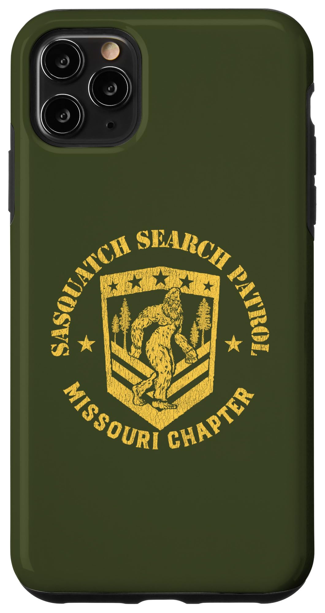 iPhone 11 Pro Max Sasquatch Search Patrol Missouri Chapter Vintage Military スマホケース