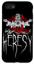 iPhone SE (2020) / 7 / 8 Heresy Burning Jesus Occult Goth Atheist Satan スマホケース