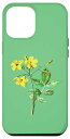 iPhone 14 Pro Max Carolina Jasmine ボタニカルアート カットアウト スマホケース