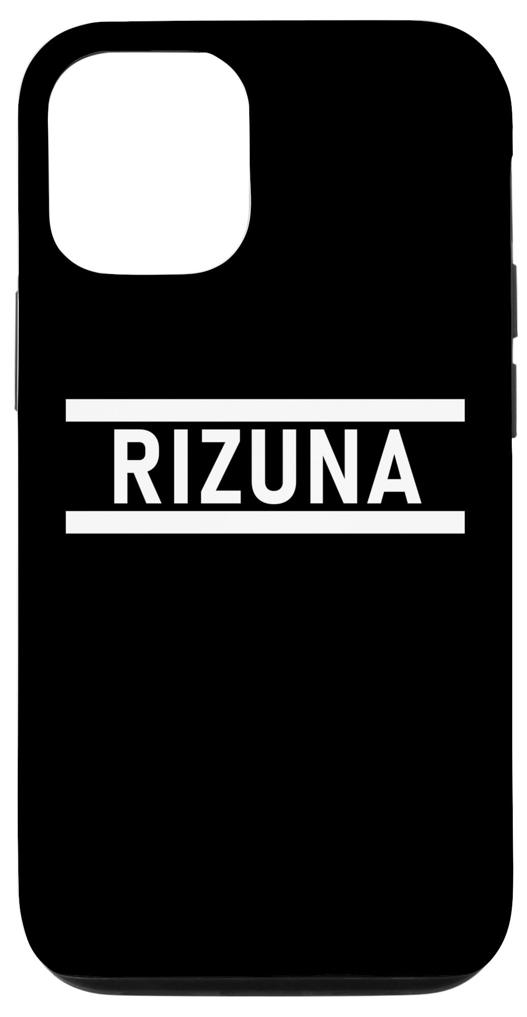 iPhone 14 「RIZUNA」ヘボン式「りずな」「リズナ」下の名前 ローマ字 名入れ 名乗り ラテン文字 綴り スマホケース