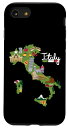 iPhone SE (2020) / 7 / 8 イタリア 旅行地図 旗 イタリア プライド お土産 バケーション スマホケース
