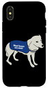 iPhone X/XS Not Keen On Men 犬 着用 警告ベスト ジャケット スマホケース