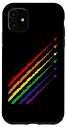iPhone 11 LGBT レインボーフラッグ アエロバティックジェットショー ゲイプライド スマホケース