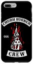 iPhone 7 Plus/8 Plus Church Burner Crew 666 Occult Goth Atheist Satan Punk スマホケース