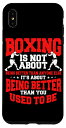 iPhone XS Max Great Boxing モチベーションを高める引用句 ボクサーファイター スマホケース