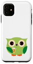 iPhone 11 サングラスサマーフクロウビーチバケーションパームアンドサン スマホケース