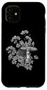 iPhone 11 野花 フラワー ハエ 寒天 ヒキノキ クローバー ウッド ソレル スマホケース