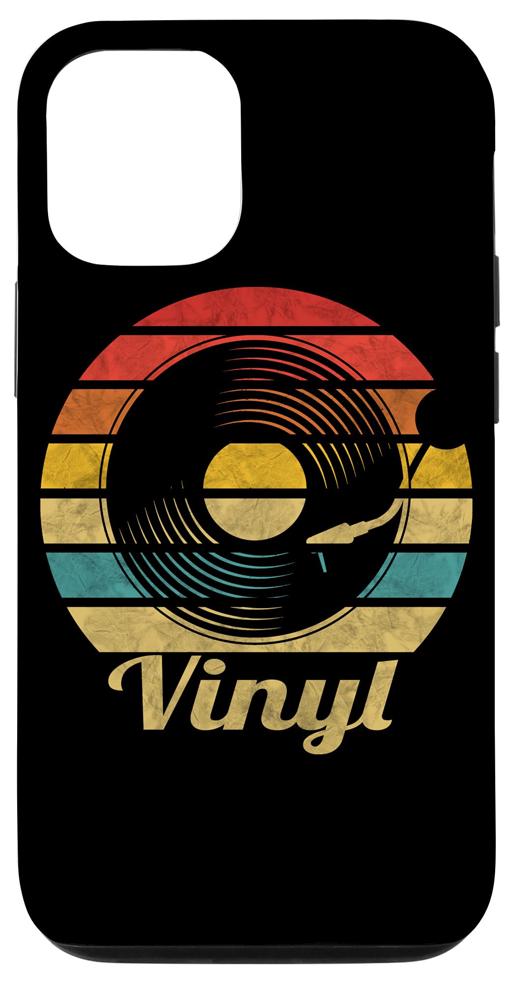 iPhone 12/12 Pro レトロビニールヴィンテージレコードプレーヤートゥルーレコード Retro Vinyl Vintage Records スマホケース