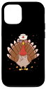 iPhone 13 Thanksgiving Scrub Tops Patriot Turkey Nurse Holiday Nursing スマホケース