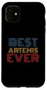 iPhone 11 Best Artemis Ever 面白い名前入り スマホケース