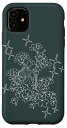 iPhone 11 ウッドソレル クローバー 花と森 野花 妖精 スマホケース
