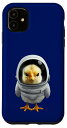 iPhone 11 ベビーチキン 宇宙飛行士 スマホケース