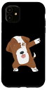 iPhone 11 ダビング・ダブ・ドッグ Wauwau 男性 4本足ビーグル犬 スマホケース