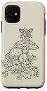 iPhone 11 Toadstool ハエ 寒天 木材 ソレルクローバー おとぎ話 妖精 スマホケース