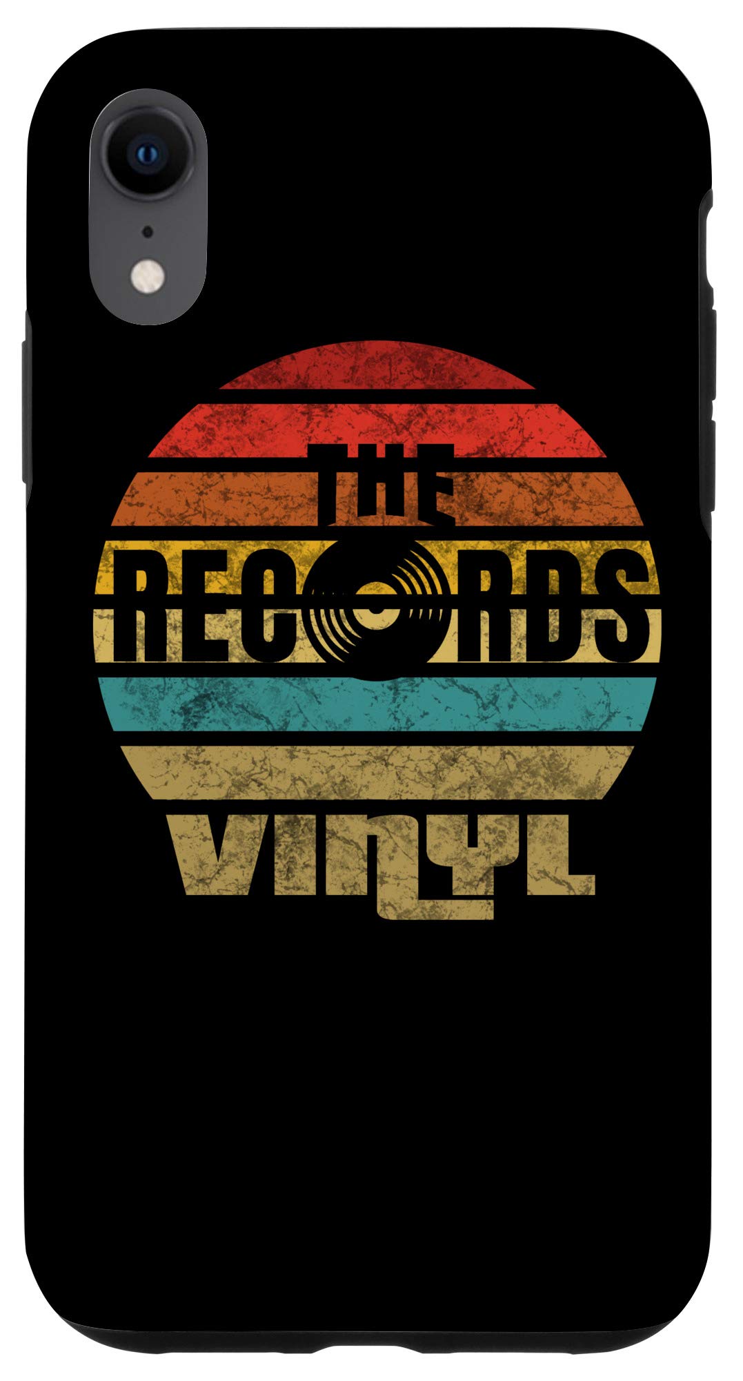 iPhone XR レトロビニールヴィンテージレコードプレーヤーRetro Vinyl Vintage The Record Player スマホケース