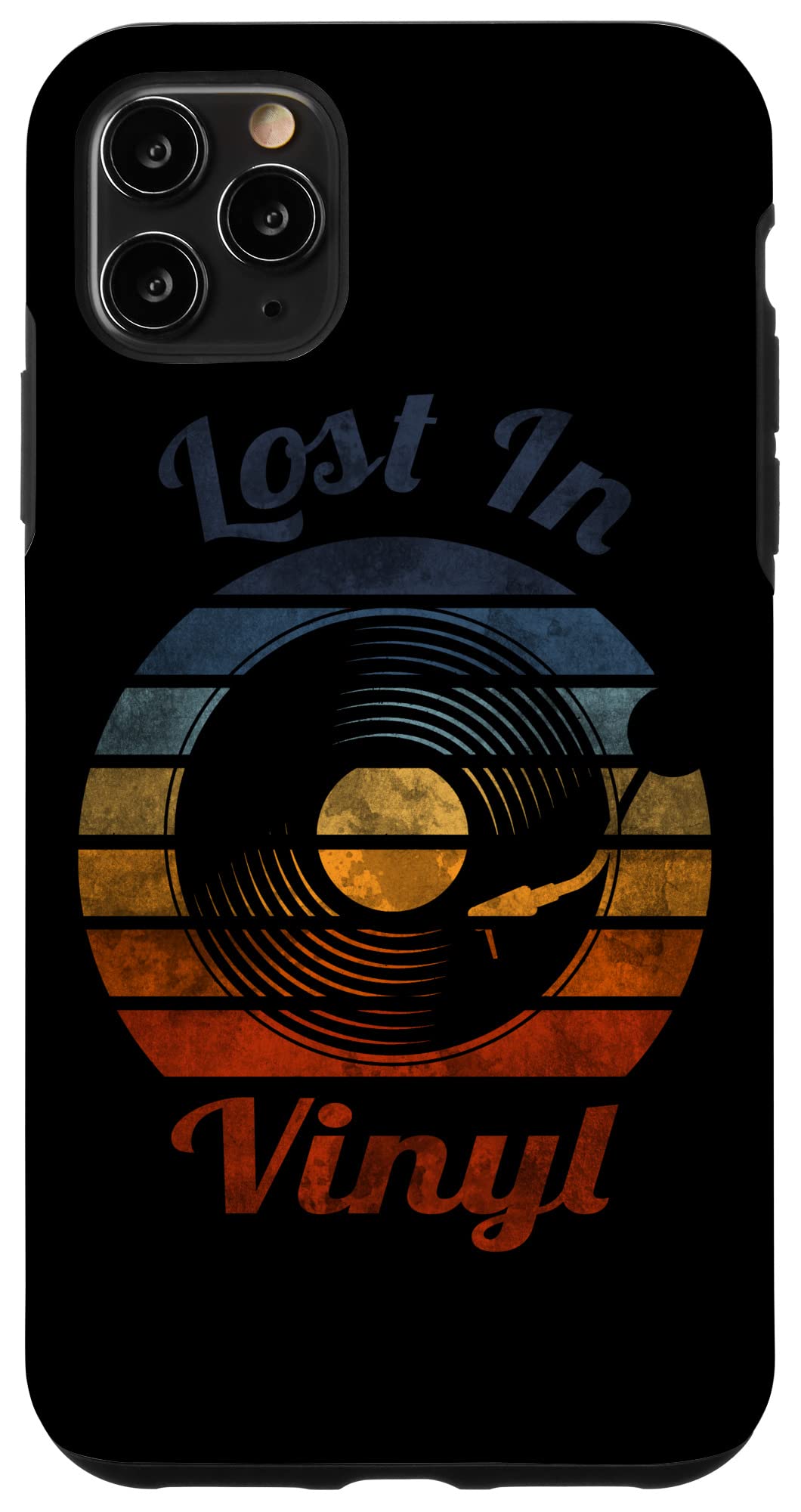 iPhone 11 Pro Max レトロビニールヴィンテージレコードプレーヤートゥルーレコード Retro Lost In Vinyl Vintage スマホケース