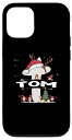 iPhone 12/12 Pro Tom Christmas シャツ Tom Name for funny Xmas スマホケース