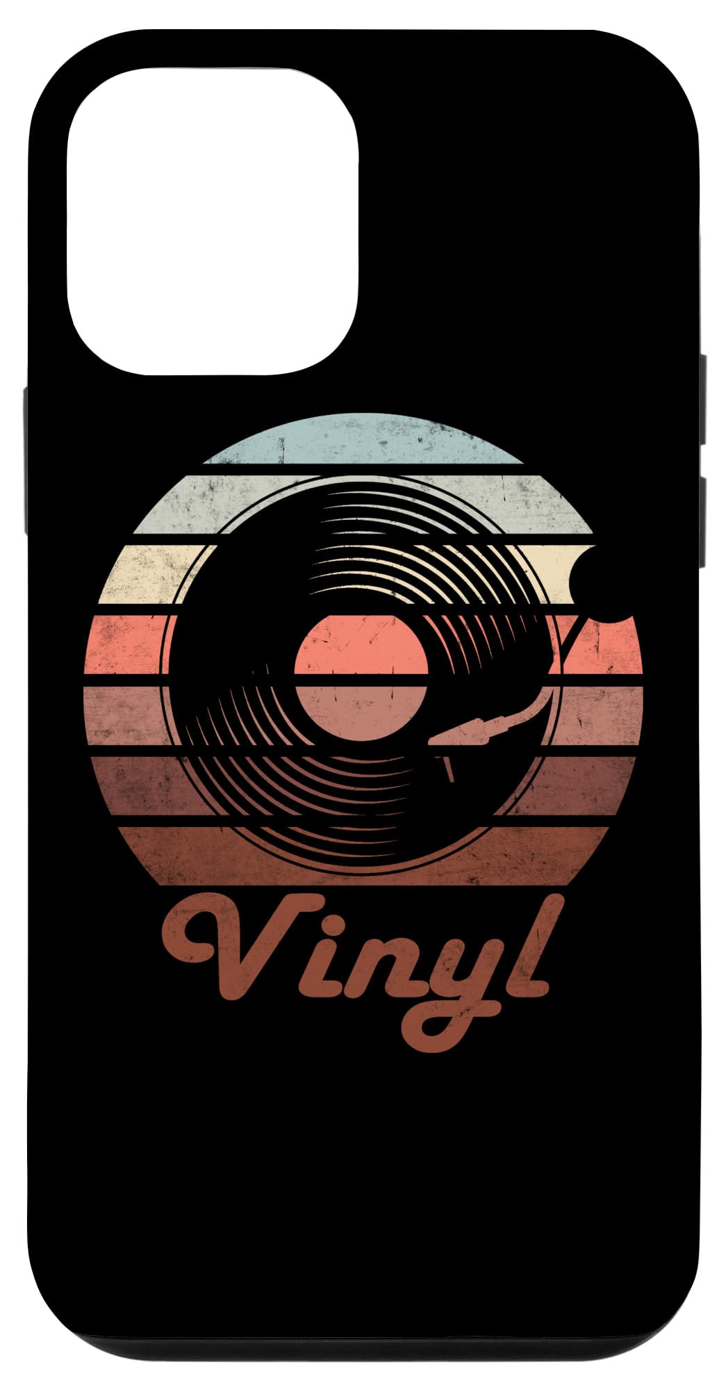 iPhone 12 mini レトロジャズビニールホーリーサークルヴィンテージレコードプレーヤー Holy Circle Jazz Vinyl スマホケース